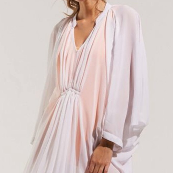 ☀️ Urban Outfitters Chiffon Poncho Beach Cover Up - Picture 6 of 6